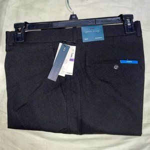 NWT BLACK PERRY ELLIS DRESS PANTS 38 X 32